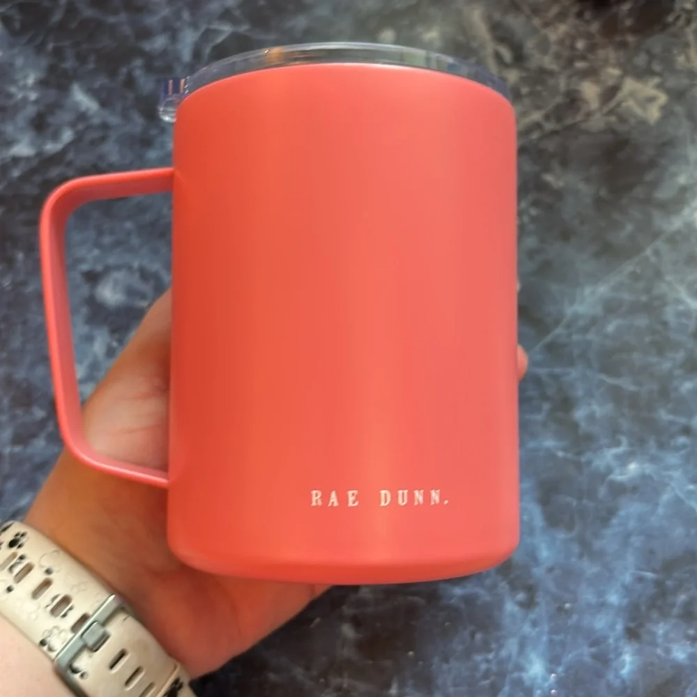 Rae Dunn Coral Red 